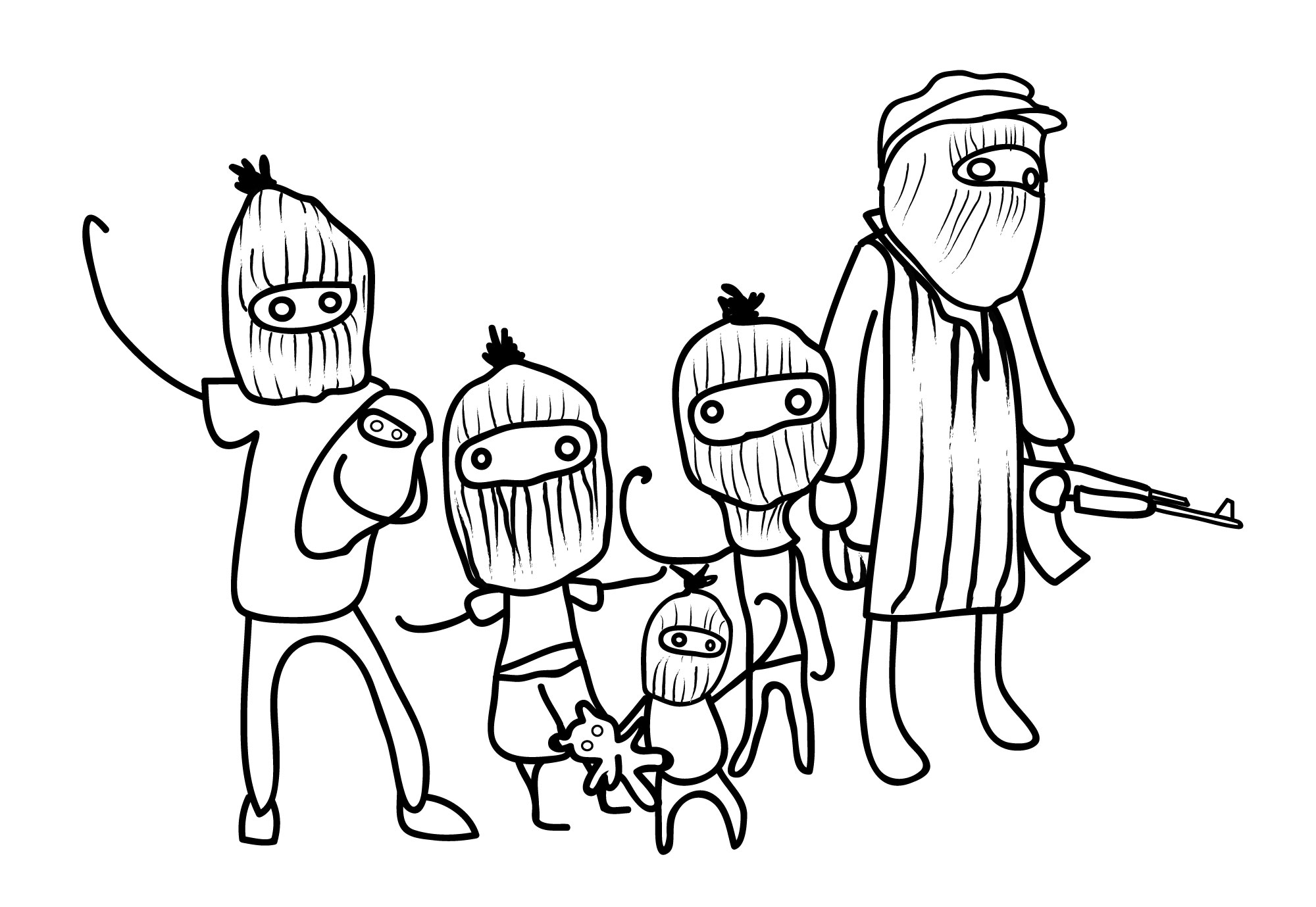 “Biz Zapatistler, en küçük olanlarız, yüzlerini bakılsın diye kapatanlarız, yaşamak için ölenleriz...” Astkomutan Marcos.